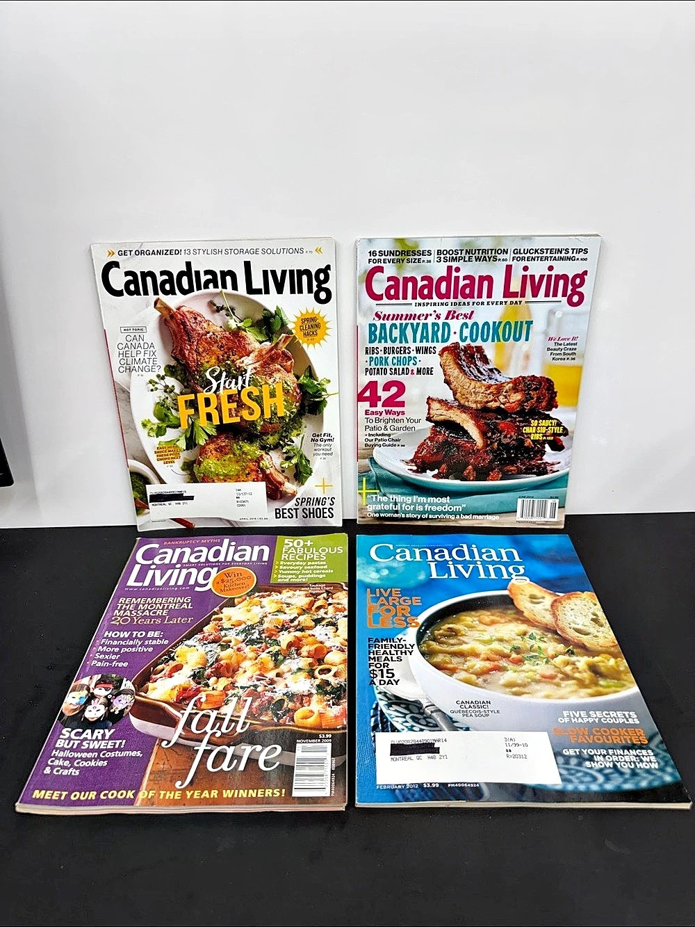 Canadian Living Magazine Bundle (4 Issues)